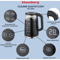 Электрический чайник Klausberg KB-7894 - Превью изображения №9 — Интернет-магазин Time-Shop