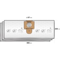 Фильтр-мешок Daewoo Power DAVC 20TBH (3 шт) - Превью изображения №2 — Интернет-магазин Time-Shop