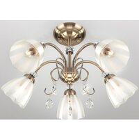 Припотолочная люстра Евросвет 30155/5 (античная бронза) - Превью изображения №2 — Интернет-магазин Time-Shop