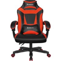 Игровое (геймерское) кресло Defender Master (черный/красный) - Превью изображения №2 — Интернет-магазин Time-Shop