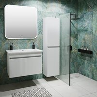  Runo Тумба с умывальником Модена 75 + Оскар 75 (подвесная, белый) - Превью изображения №11 — Интернет-магазин Time-Shop