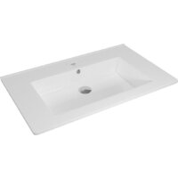  Runo Тумба с умывальником Модена 75 + Оскар 75 (подвесная, белый) - Превью изображения №2 — Интернет-магазин Time-Shop