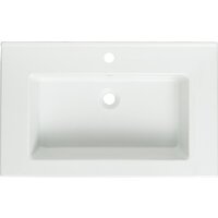  Runo Тумба с умывальником Модена 75 + Оскар 75 (подвесная, белый) - Превью изображения №3 — Интернет-магазин Time-Shop