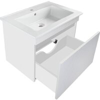  Runo Тумба с умывальником Модена 75 + Оскар 75 (подвесная, белый) - Превью изображения №5 — Интернет-магазин Time-Shop