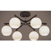 Припотолочная люстра Евросвет 30145/6 (Chrome/Wenge) - Превью изображения №4 — Интернет-магазин Time-Shop