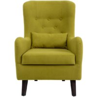 Интерьерное кресло Krones Калипсо (велюр оливковый) - Превью изображения №2 — Интернет-магазин Time-Shop
