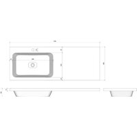 Умывальник Madera Kamilla 130 L - Превью изображения №5 — Интернет-магазин Time-Shop