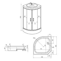 Душевая кабина Erlit ER351026-C2-RUS - Превью изображения №4 — Интернет-магазин Time-Shop