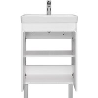  Акватон Тумба под умывальник Сканди Doors 55 1A278801SD010 (белый) - Превью изображения №5 — Интернет-магазин Time-Shop