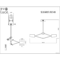 Подвесная люстра ST Luce SLE6005-502-08 - Превью изображения №8 — Интернет-магазин Time-Shop