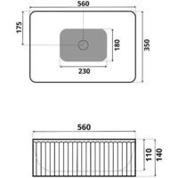 Умывальник Roxen Pablo Gold 570205 - Превью изображения №3 — Интернет-магазин Time-Shop