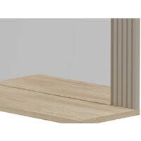 Зеркало Black Red White Domenica LUS/65 (глиняный серый/дуб сильвержек ореховый) - Превью изображения №3 — Интернет-магазин Time-Shop