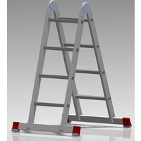 Лестница-трансформер Новая высота NV 331 шарнирная 2x4 ступени - Превью изображения №3 — Интернет-магазин Time-Shop