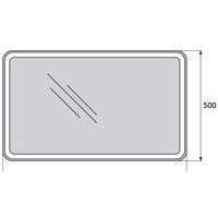  BelBagno Зеркало SPC-MAR-500-600-LED-BTN - Превью изображения №2 — Интернет-магазин Time-Shop