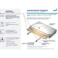Душевой поддон RGW LUX/TN 70x90 - Превью изображения №4 — Интернет-магазин Time-Shop