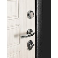 Металлическая дверь Guard MG60 МДФ 87х205 правая (черное серебро/белый ясень) - Превью изображения №4 — Интернет-магазин Time-Shop