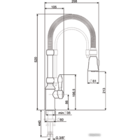 Смеситель Smeg MIDR7O-2 - Превью изображения №2 — Интернет-магазин Time-Shop