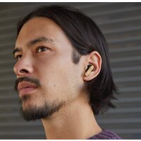 Наушники Marley Little Bird TWS (бежевый/зеленый) - Превью изображения №2 — Интернет-магазин Time-Shop