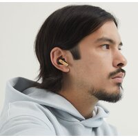 Наушники Marley Little Bird TWS (бежевый/зеленый) - Превью изображения №4 — Интернет-магазин Time-Shop