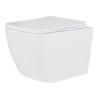 Унитаз подвесной Roxen Cube Bidet 530135-01X Rimless Soft Close с функцией биде - Превью изображения №6 — Интернет-магазин Time-Shop