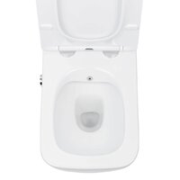 Унитаз подвесной Roxen Cube Bidet 530135-01X Rimless Soft Close с функцией биде - Превью изображения №13 — Интернет-магазин Time-Shop