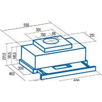 Кухонная вытяжка CATA TFH 6630 WH 02010301 - Превью изображения №7 — Интернет-магазин Time-Shop