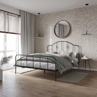 Кровать Князев Мебель Афина АФН.160.200.Ч (черный муар) - Превью изображения №4 — Интернет-магазин Time-Shop