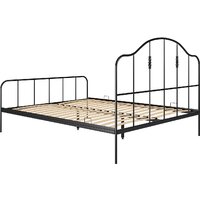 Кровать Князев Мебель Афина АФН.160.200.Ч (черный муар) - Превью изображения №3 — Интернет-магазин Time-Shop