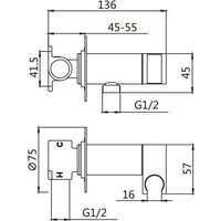 Гигиенический душ Shevanik S147C (белый) - Превью изображения №7 — Интернет-магазин Time-Shop