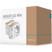 Кулер для процессора DeepCool AK620 G2 WH R-AK620G2-WHNNMN-GJD - Превью изображения №9 — Интернет-магазин Time-Shop