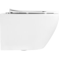 Унитаз подвесной Roxen Antares Tornado Long в комплекте с инсталляцией StounFix Dual Fresh 6 в 1 868411 (кнопка: белый глянцевая) - Превью изображения №8 — Интернет-магазин Time-Shop