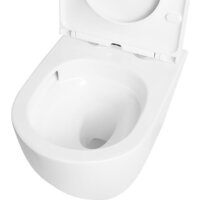 Унитаз подвесной Roxen Antares Tornado Long в комплекте с инсталляцией StounFix Dual Fresh 6 в 1 868411 (кнопка: белый глянцевая) - Превью изображения №11 — Интернет-магазин Time-Shop