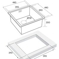 Кухонная мойка Paulmark Aller PM904444-BS - Превью изображения №4 — Интернет-магазин Time-Shop