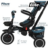 Детский велосипед Pituso Elite Plus (сине-зеленый) - Превью изображения №8 — Интернет-магазин Time-Shop