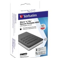 Внешний накопитель Verbatim Store 'n' Go Secure 1TB 53401 - Превью изображения №8 — Интернет-магазин Time-Shop
