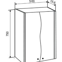  Doratiz Шкаф Doratiz Монако 50 2712.280 (белый) - Превью изображения №12 — Интернет-магазин Time-Shop