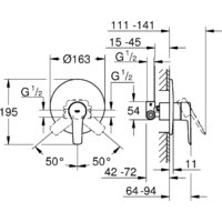 Смеситель Grohe Start Shower 32590002 - Превью изображения №2 — Интернет-магазин Time-Shop