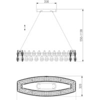 Подвесная люстра Bogate's 90372/1 Strotskis - Превью изображения №6 — Интернет-магазин Time-Shop