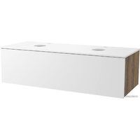 ЗОВ Тумба под умывальник Кито 120 K120LA0MWMC-KP13W (аттик/белый матовый)