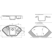 Кухонная мойка GranFest GF-C1040E (песочный) - Превью изображения №2 — Интернет-магазин Time-Shop