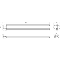 Держатель для полотенца Ravak X07P319 - Превью изображения №2 — Интернет-магазин Time-Shop