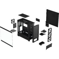 Корпус Fractal Design Pop XL Air RGB Black TG Clear FD-C-POR1X-06 - Превью изображения №2 — Интернет-магазин Time-Shop