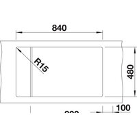 Кухонная мойка Blanco Elon XL 8 S (белый) - Превью изображения №4 — Интернет-магазин Time-Shop