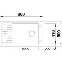 Кухонная мойка Blanco Elon XL 8 S (белый) - Превью изображения №3 — Интернет-магазин Time-Shop