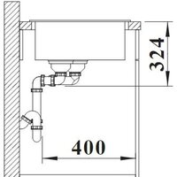 Кухонная мойка Blanco Legra 8 526223 (черный) - Превью изображения №5 — Интернет-магазин Time-Shop