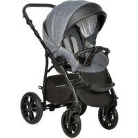 Универсальная коляска Indigo indigo (2 в 1, In 07, черный) - Превью изображения №3 — Интернет-магазин Time-Shop