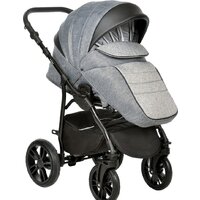 Универсальная коляска Indigo indigo (2 в 1, In 07, черный) - Превью изображения №4 — Интернет-магазин Time-Shop