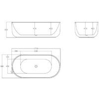 Ванна BelBagno BB401 170x80 - Превью изображения №4 — Интернет-магазин Time-Shop