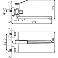 Смеситель Belz B22618 - Превью изображения №2 — Интернет-магазин Time-Shop