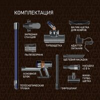 Пылесос Weissgauff V12 BLDC 500 Marine Turbo - Превью изображения №17 — Интернет-магазин Time-Shop